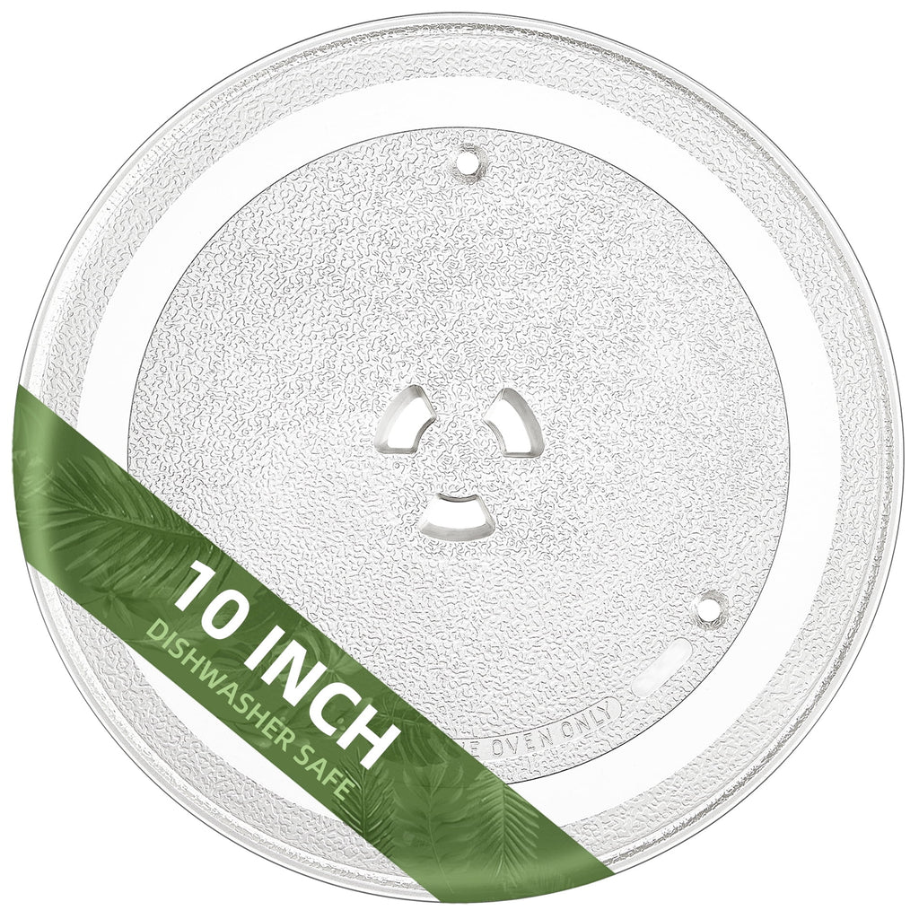 Gemroom 10" Microwave Turntable Compatible with Samsung DE74-00027A, 10 inch Replacement Microwave Glass Plate for Emerson