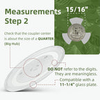 Gemroom 11.25" Microwave Turntable Compatible with Samsung DE74-20102B, 11 1/4 inch Replacement Microwave Glass Plate for DE74-20102D, DE74-20102A