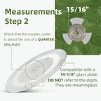 Gemroom 14.2" Microwave Plate For Samsung Microwave Plate Replacement DE74-00023A/20002A Compatible With WB49X10063 14 1/8 inch GE Microwave Glass Plate and W11402532 W10132127 For Whirlpool