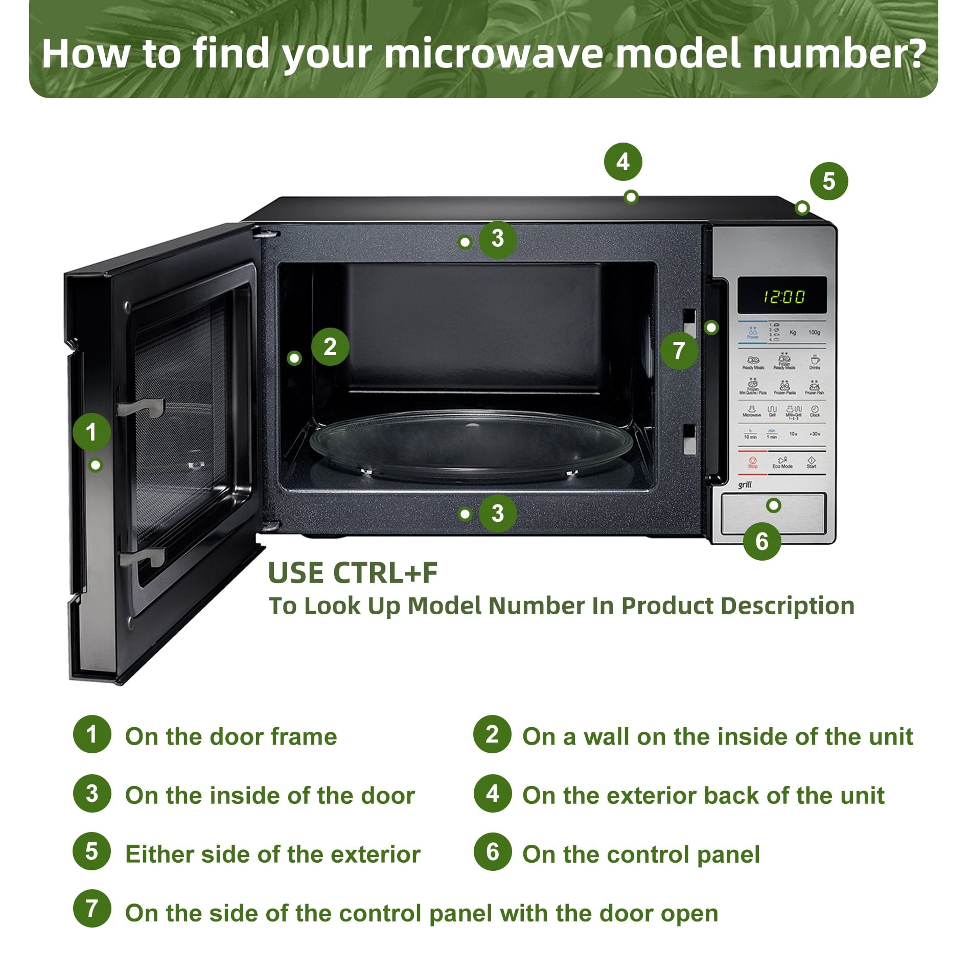 Gemroom 10.75 inch Sharp Microwave Glass Plate Replacement NTNT-A034WRF0 Compatible With 10 3/4" Emerson Micorwave Turntable MOSO649