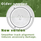 Gemroom 12" Whirlpool Microwave Replacement Turntables W11291538, 12 Inch Microwave Glass Plate W10337247 W11335034 Compatible with Whirlpool W11367904 Microwave Plate