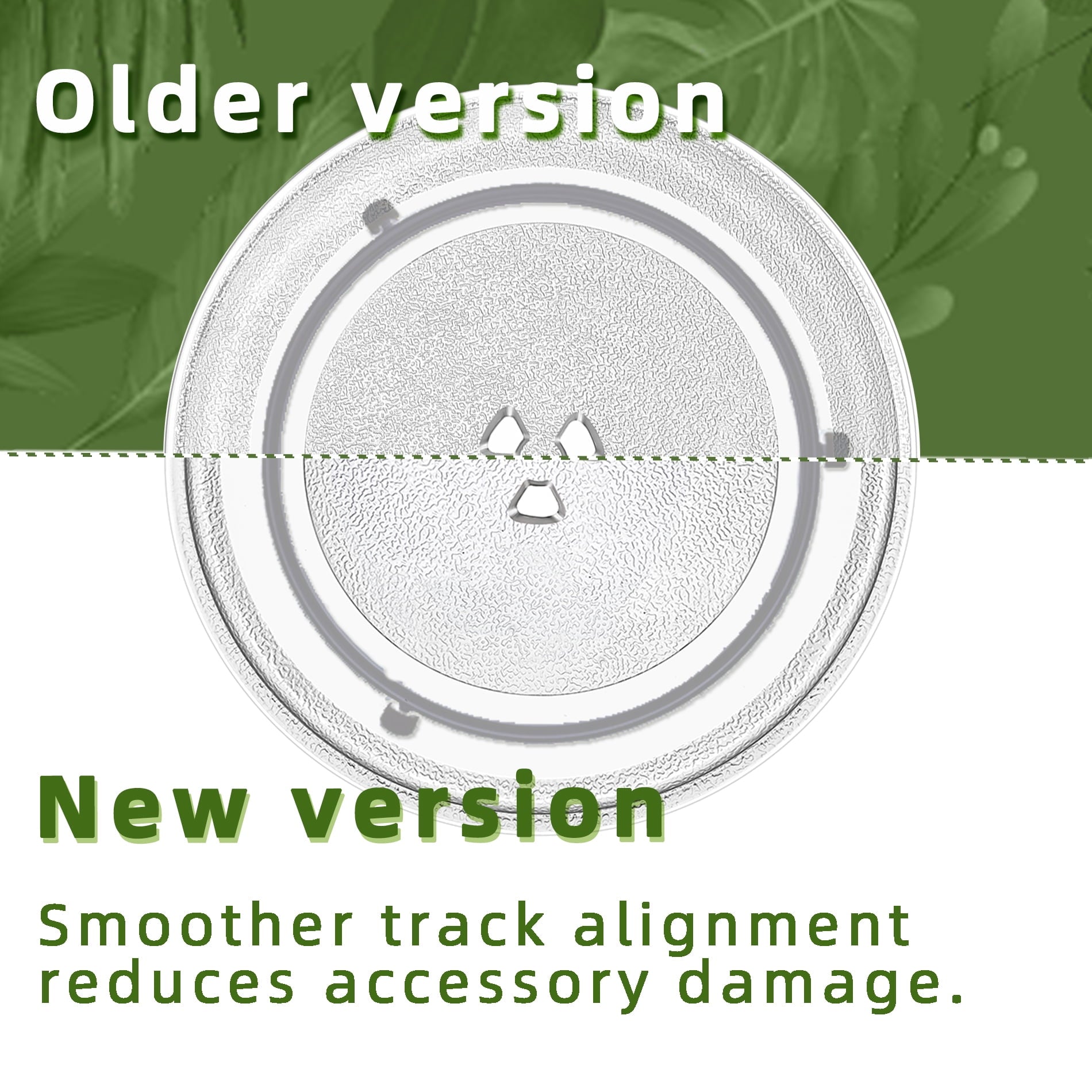 Gemroom 12" Whirlpool Microwave Replacement Turntables W11291538, 12 Inch Microwave Glass Plate W10337247 W11335034 Compatible with Whirlpool W11367904 Microwave Plate