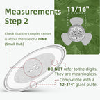 Gemroom 12.75" Microwave Turntable Compatible with GE, LG, Whirlpool, Kenmore, Sears, 12 3/4 inch Replacement Microwave Glass Plate for WP8172138 1B71961H 5303307962 WB49X10129 3390W1A027A