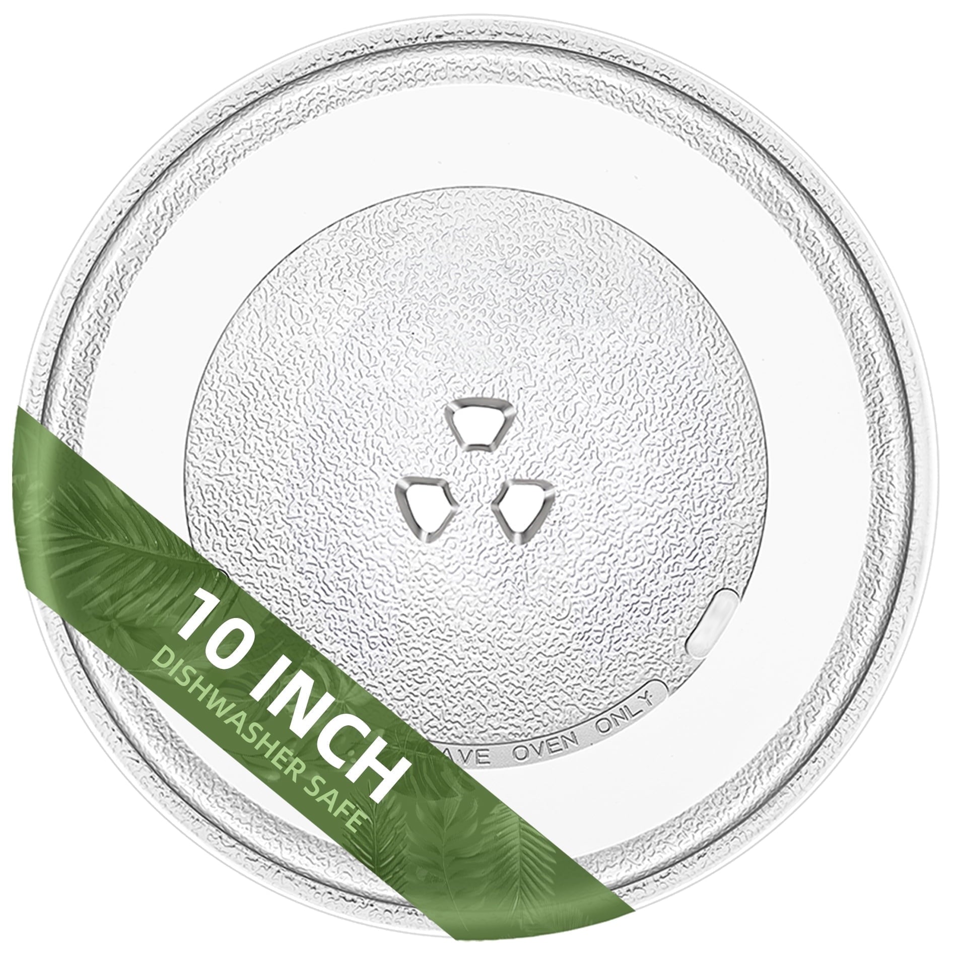 Gemroom 10" Microwave Turntable Compatible with G-E WB49X10229 WB49X0688, 10 inch Replacement Microwave Glass Plate for Dae-woo 3517203600, Pana-sonic A060140L0TU A0601-1000