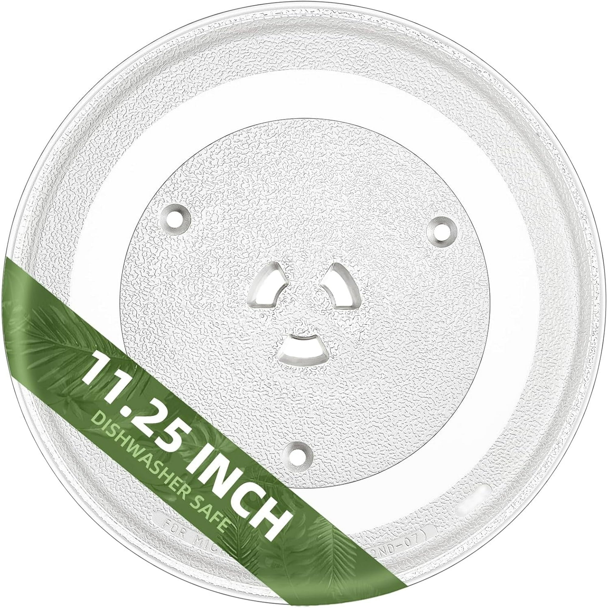 Gemroom 11.25" Microwave Turntable Compatible with Samsung DE74-20102B, 11 1/4 inch Replacement Microwave Glass Plate for DE74-20102D, DE74-20102A
