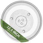 Gemroom 12.4" Microwave Turntable Compatible with Pana-sonic 12570000008334, 12 3/8 inch Replacement Microwave Glass Plate for Frigi-daire 5304509437, Replaces WB48X24079 Microwave Glass Turntable