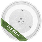 Gemroom 13.5" Microwave Turntable Plate Compatible with Frigidaire 5304509621, 13 1/2 inch Replacement Microwave Glass Plate for GE WB49X10002 WB63X28931 and DE74-20016B Samsung Microwave Glass Tray