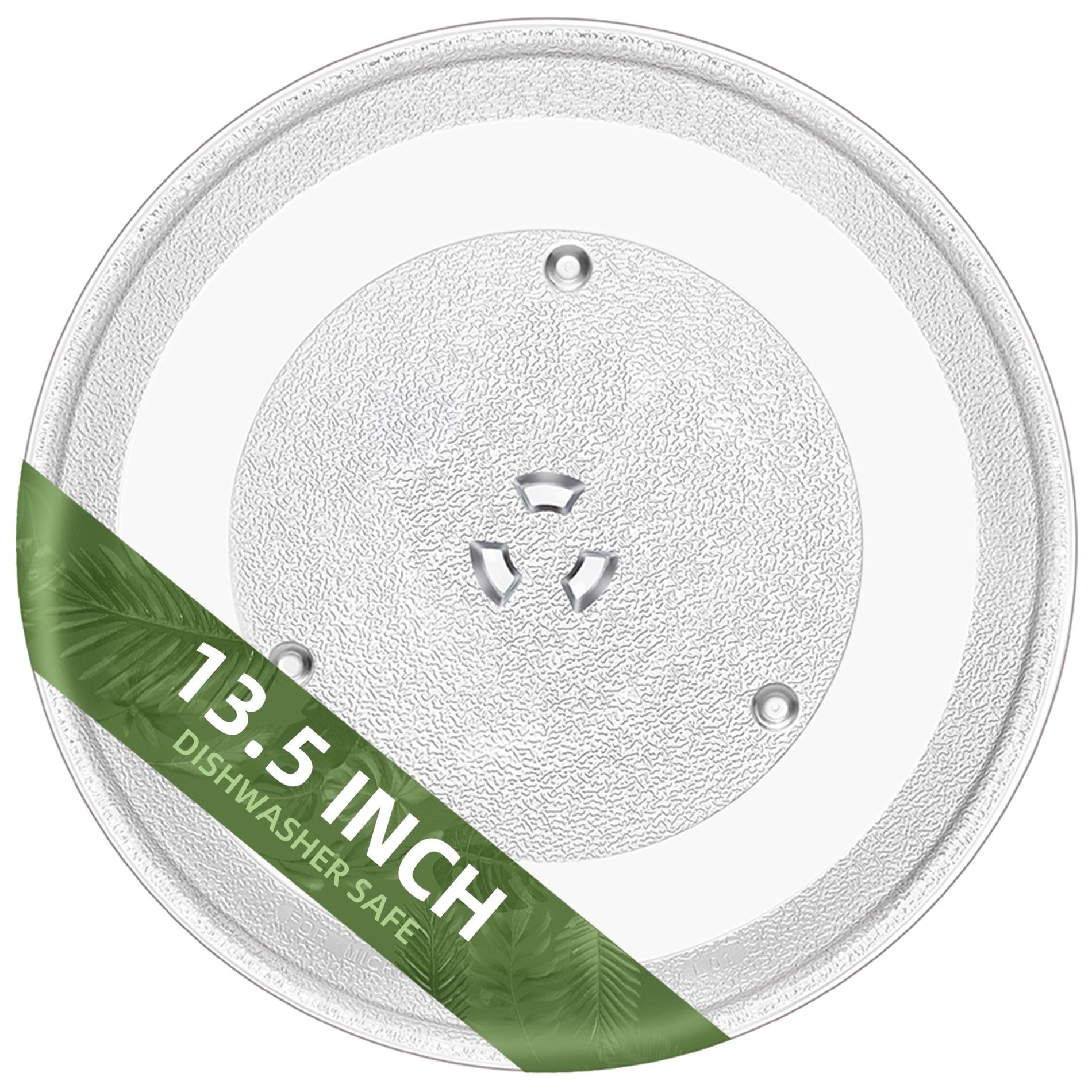 Gemroom 13.5" Microwave Turntable Plate Compatible with Frigidaire 5304509621, 13 1/2 inch Replacement Microwave Glass Plate for GE WB49X10002 WB63X28931 and DE74-20016B Samsung Microwave Glass Tray