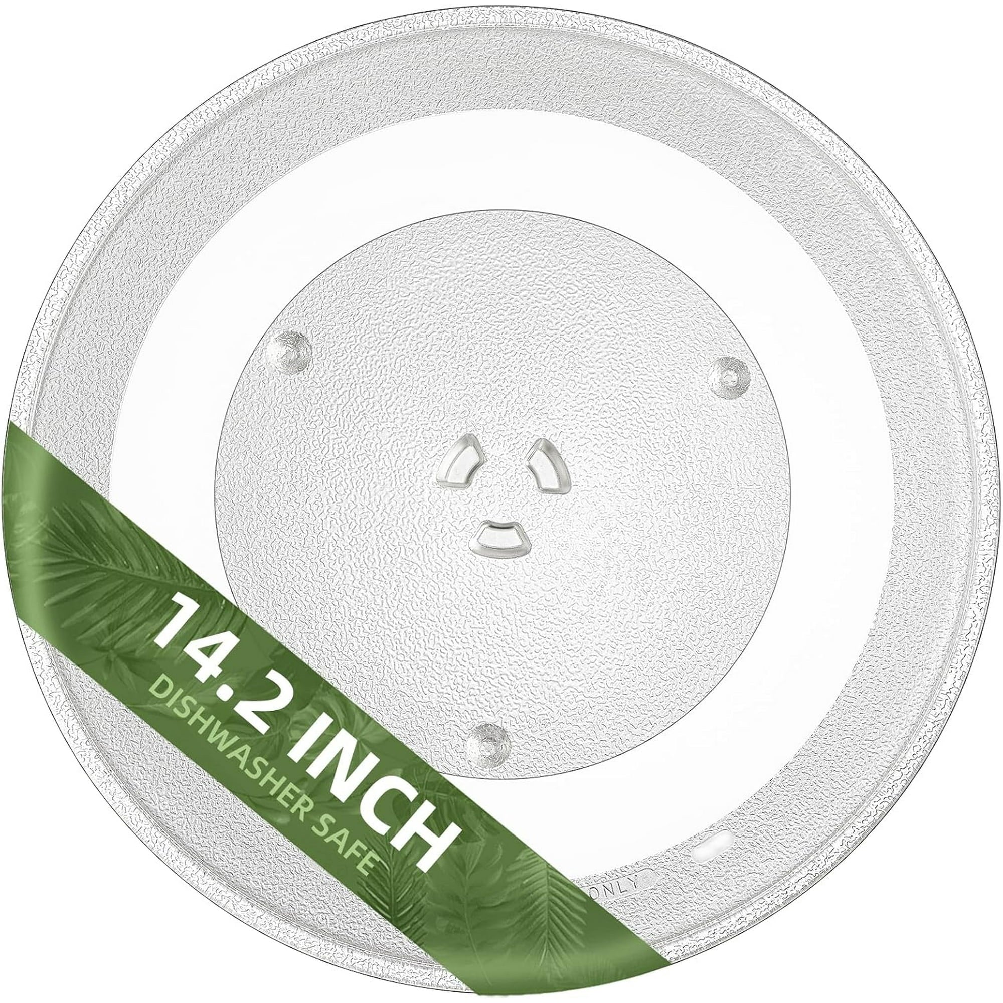 Gemroom 14.2" Microwave Plate For Samsung Microwave Plate Replacement DE74-00023A/20002A Compatible With WB49X10063 14 1/8 inch GE Microwave Glass Plate and W11402532 W10132127 For Whirlpool