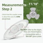 Gemroom 10.6" Microwave Plate Replacement Compatible with GE WB48X21336 Toshiba 12570000001011, 10 5/8 Inch Microwave Glass Turntable Plate of Danby 12570000001012 12570000A25472